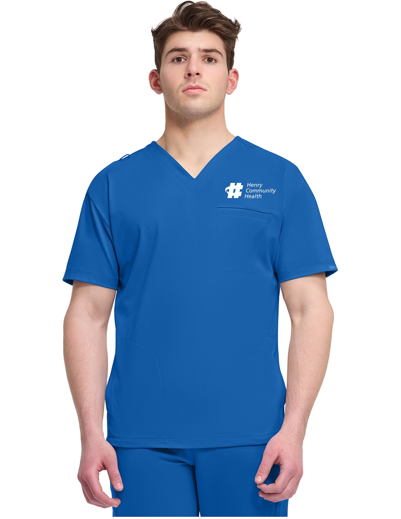 CK729 Achieve 3-Pocket V-Neck Top