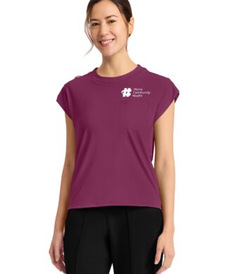CK936 Achieve 1-Pocket Crew Neck Top