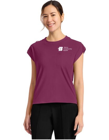 CK936 Achieve 1-Pocket Crew Neck Top