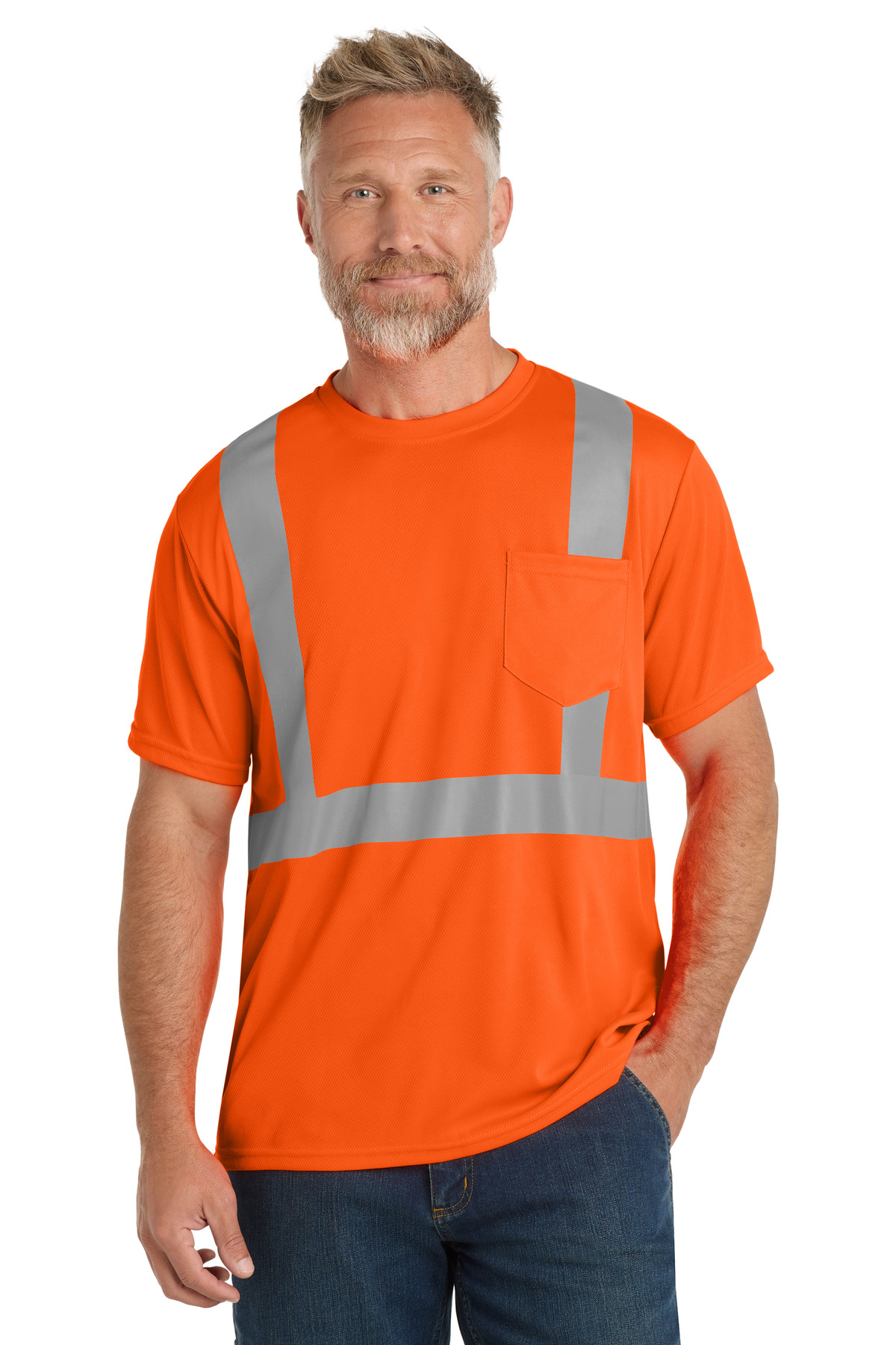CornerStone ANSI 107 Class 2 Mesh Tee. CS200