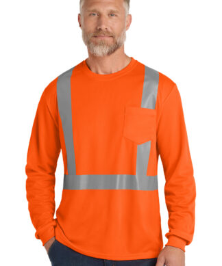 CornerStone ANSI 107 Class 2 Mesh Long Sleeve Tee. CS201