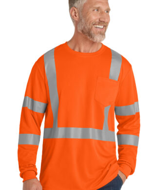CornerStone ANSI 107 Class 3 Mesh Long Sleeve Tee. CS203