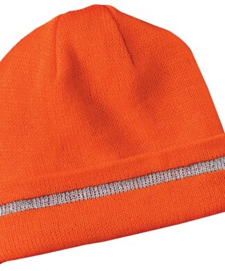 CornerStone - Enhanced Visibility Beanie with Reflective Stripe. CS800