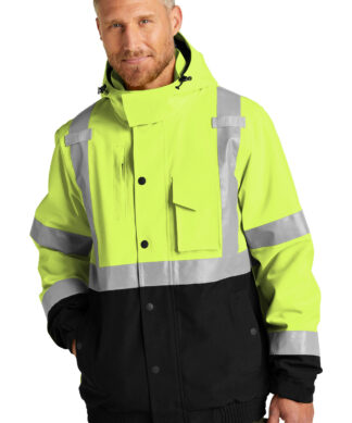 CornerStone ANSI 107 Class 3 Waterproof Insulated Ripstop Bomber Jacket CSJ501