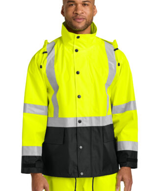 CornerStone ANSI 107 Class 3 Rain Jacket CSJ504