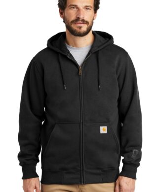 Carhartt Rain Defender Paxton Heavyweight Hooded Zip-Front Sweatshirt. CT100614