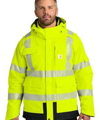 Carhartt ANSI 107 Class 3 Waterproof Heavyweight Insulated Jacket CT106694