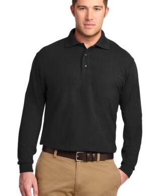 Port Authority Silk Touch Long Sleeve Polo. K500LS