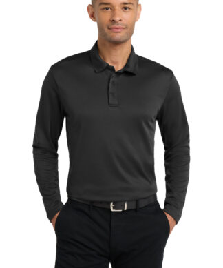 Port Authority Silk Touch Performance Long Sleeve Polo. K540LS