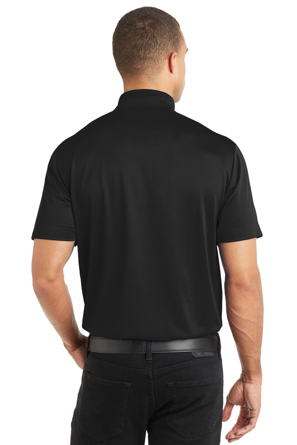 Port Authority Diamond Jacquard Polo. K569 - Image 2