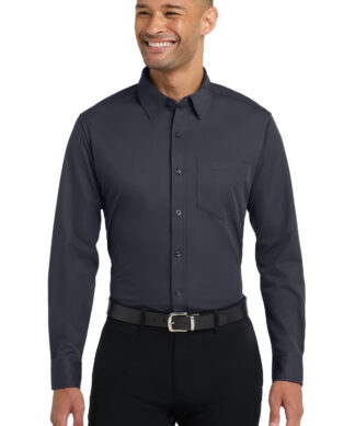 Port Authority Dimension Knit Dress Shirt. K570