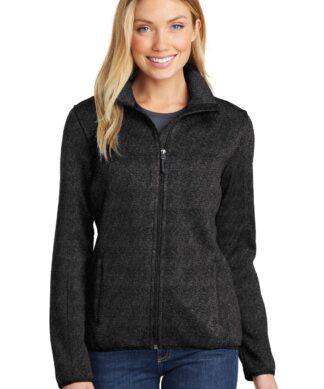 Port Authority Women's Sweater Fleece Jacket. L232