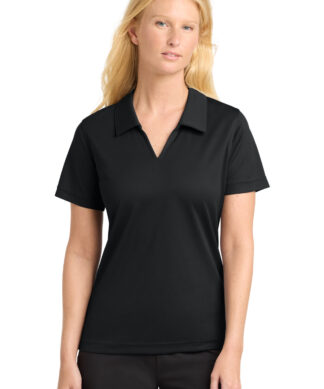 Sport-Tek Women's Dri-Mesh V-Neck Polo. L469
