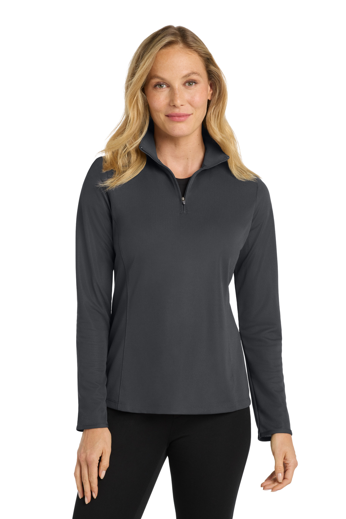 Port Authority Women's Pinpoint Mesh 1/2-Zip . L806