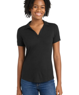 Sport-Tek Women's PosiCharge Tri-Blend Wicking Polo. LST405