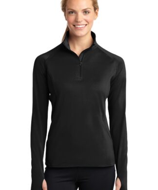 Sport-Tek Women's Sport-Wick Stretch 1/4-Zip Pullover. LST850