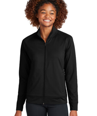 Sport-Tek Women's Sport-Wick Stretch Full-Zip Cadet Jacket LST857