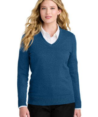Port Authority Women's Easy Care V-Neck Sweater LSW2850