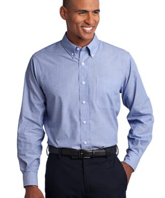 Port Authority Crosshatch Easy Care Shirt. S640