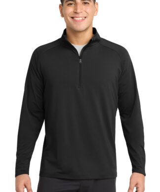 Sport-Tek Sport-Wick Stretch 1/4-Zip Pullover. ST850