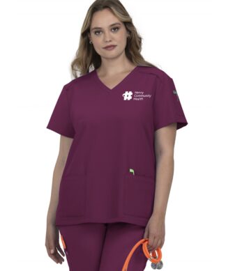 C101 Cureology Cardi 2 Pocket Top