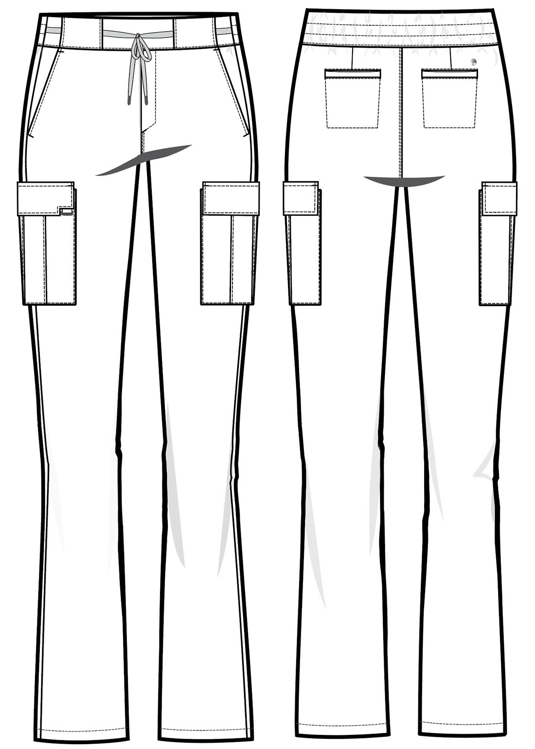 HH150 Quest Blair 6-Pocket Flare Leg Pant - Image 2