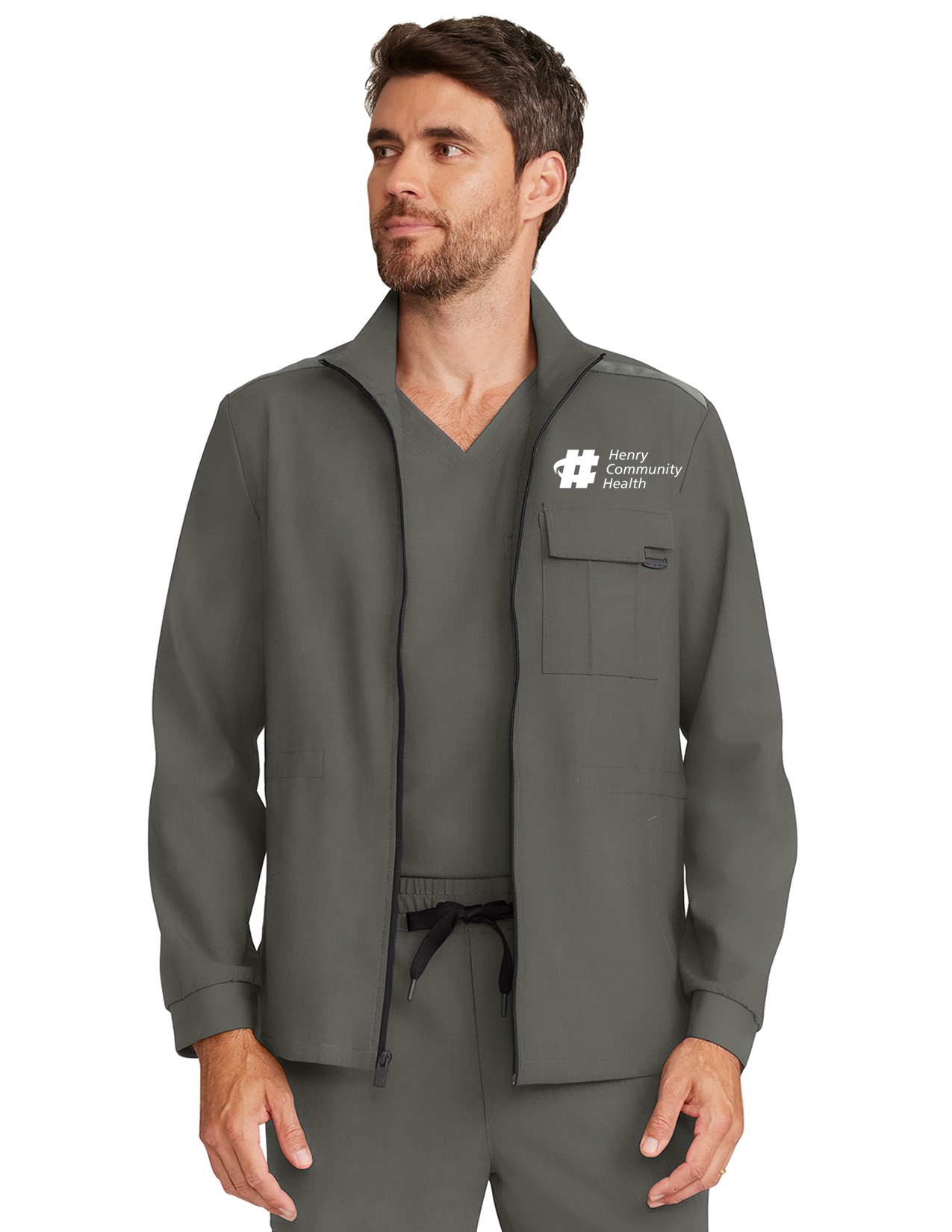 HH361 Quest Zip Front Utility Jacket