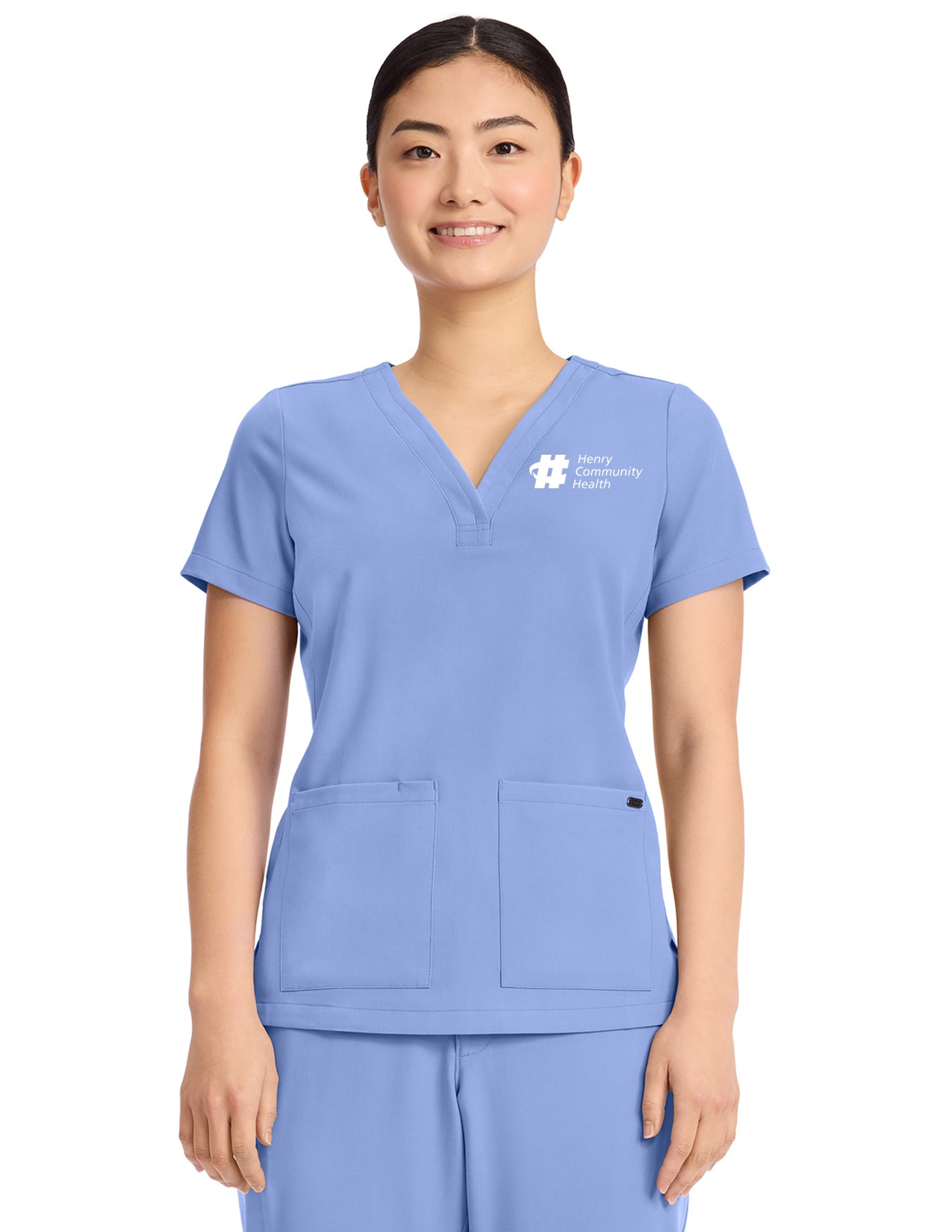 HH751 Quest Briana Y-Neck Top