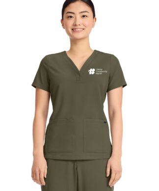 HH751 Quest Briana Y-Neck Top