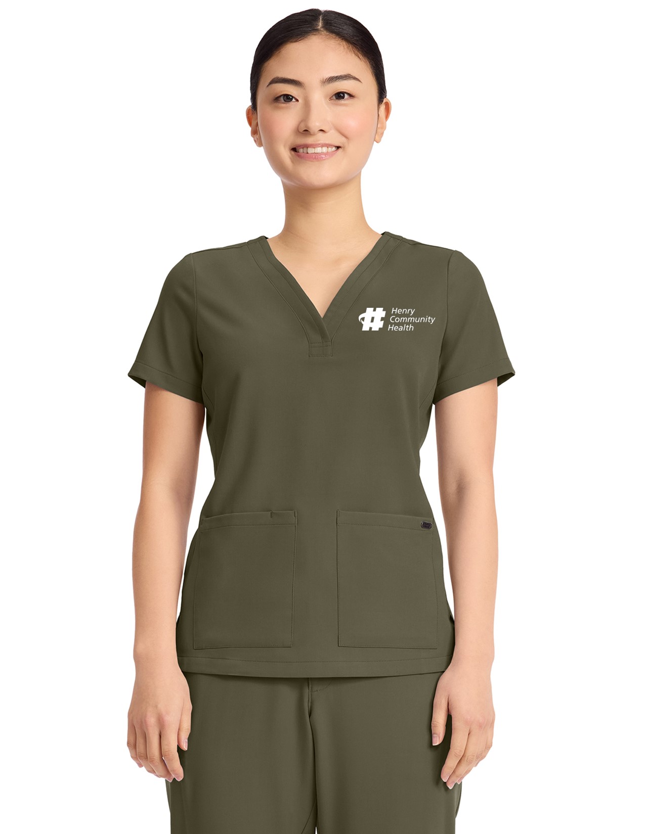 HH751 Quest Briana Y-Neck Top