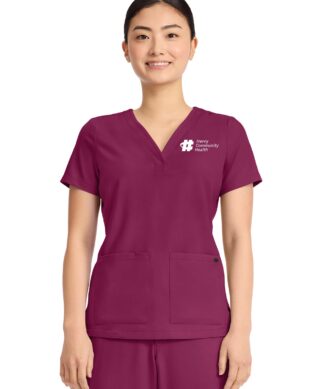 HH751 Quest Briana Y-Neck Top