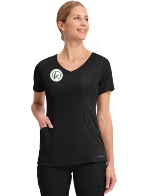 2525 Madison Mock Wrap Top