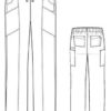 5155 W123 Full Elastic Pant - Image 2