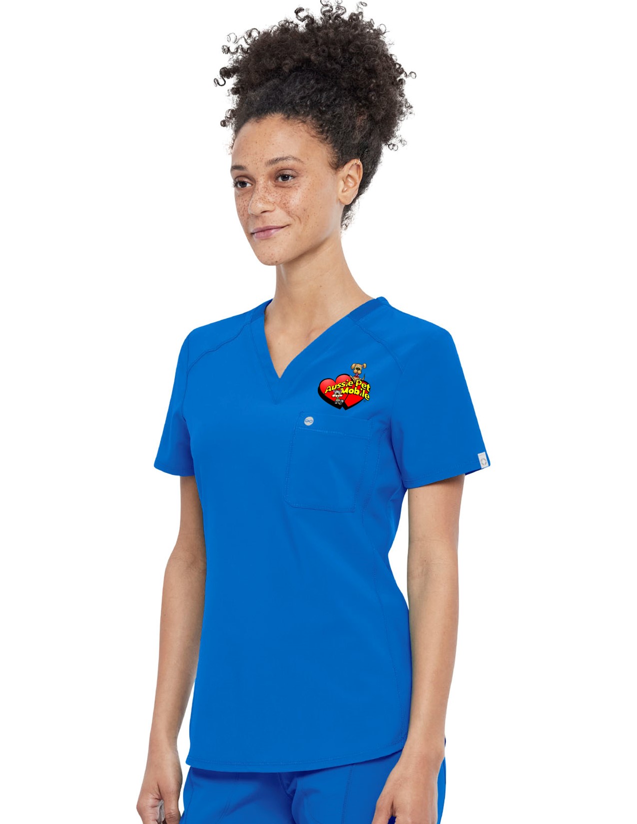 CK687A Infinity Tuckable V-Neck Top