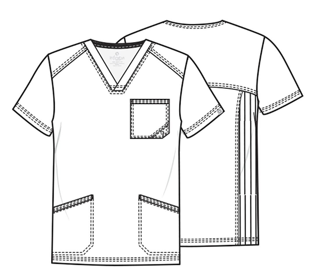 CK900A Infinity Men's V-Neck Top - Image 2