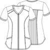 CK810A Infinity Zip Front Tunic - Image 2