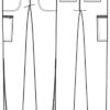 CKA184 Allura Mid Rise Tapered Leg Drawstring Pant - Image 2