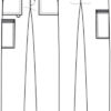 CKA186 Allura Fly Front Cargo Pant - Image 2