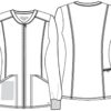 CKA384 Allura Zip-Front Jacket - Image 2