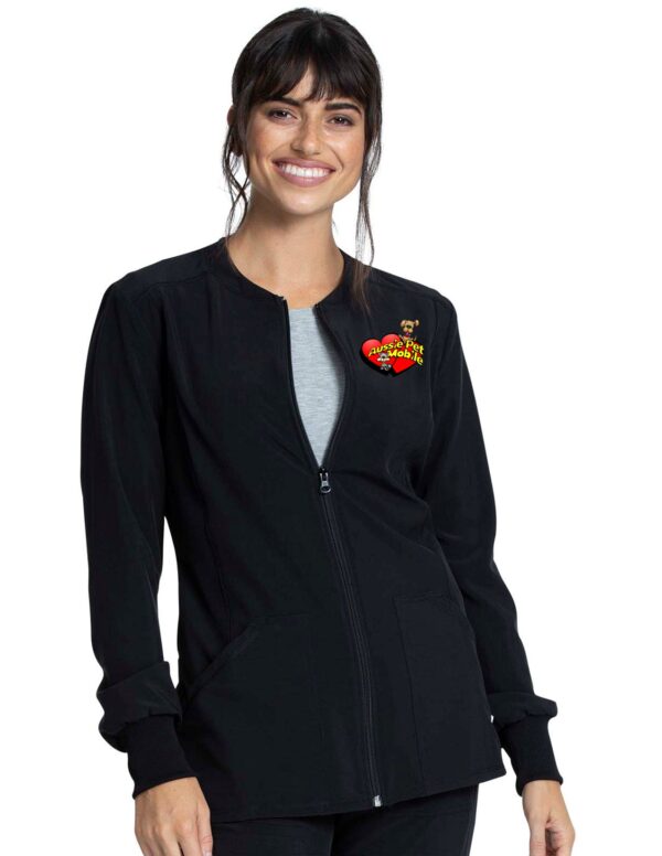 CKA384 Allura Zip-Front Jacket