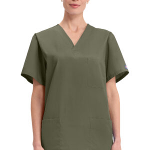 4876 Unisex V-Neck Top