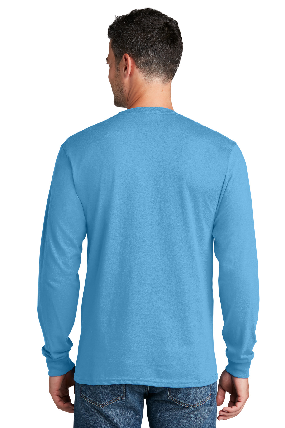 Port & Company - Long Sleeve Core Cotton Tee. PC54LS - Image 2