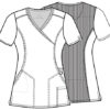 2625A Infinity Mock Wrap Top - Image 2
