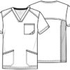 CK900A Infinity Men's V-Neck Top - Image 2