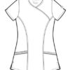 2525 HH Works Madison Mock Wrap Top - Image 2