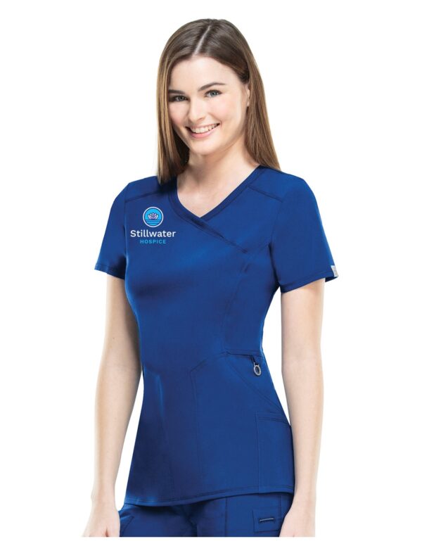 2625A Infinity Mock Wrap Top