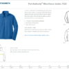F223 Port Authority Port Authority Microfleece Jacket. F223 - Image 2