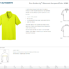 K569 Port Authority Port Authority Diamond Jacquard Polo. K569 - Image 2