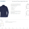 K806 Port Authority Port Authority Pinpoint Mesh 1/2-Zip. K806 - Image 2