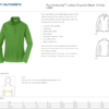 L806 Port Authority Port Authority Ladies Pinpoint Mesh 1/2-Zip . L806 - Image 2